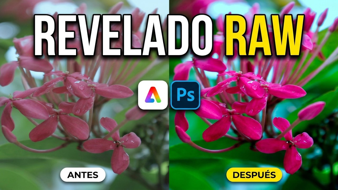 🔴ADOBE CAMERA RAW PASO a PASO/REVELADO RAW ACR/TUTORIAL 2024