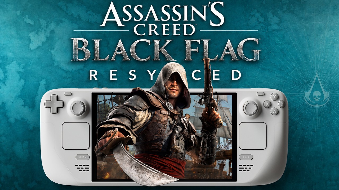 Assassin's Creed Black Flag Resynced &mdash; первый взгляд на Steam Deck!