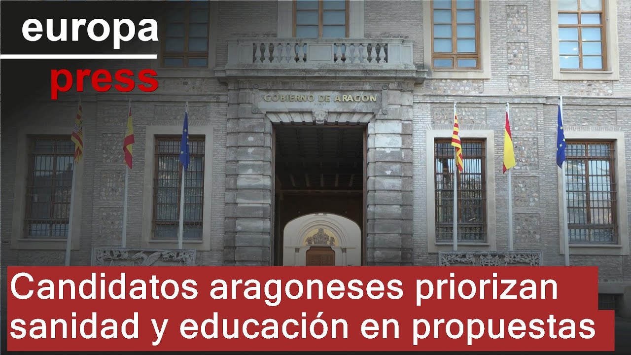 Candidatos a la Presidencia de Aragón defienden su propuesta con el foco en sanidad y educación