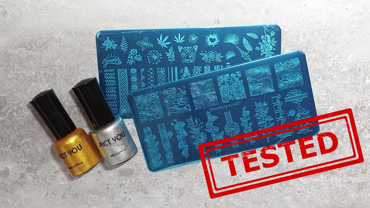 Test with me: PICT YOU Stamping Polish & ShopAnts Stamping Plates