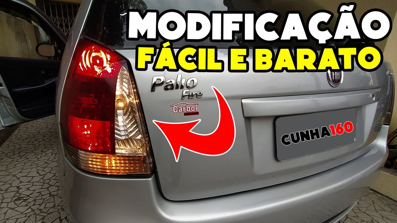 COMO MODIFICAR A LANTERNA DO SEU PALIO G3, FICOU MAS MODERNO!!