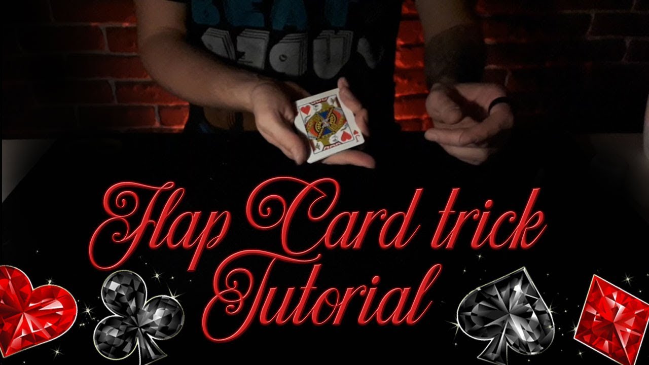 Flap card // card trick // tutorial
