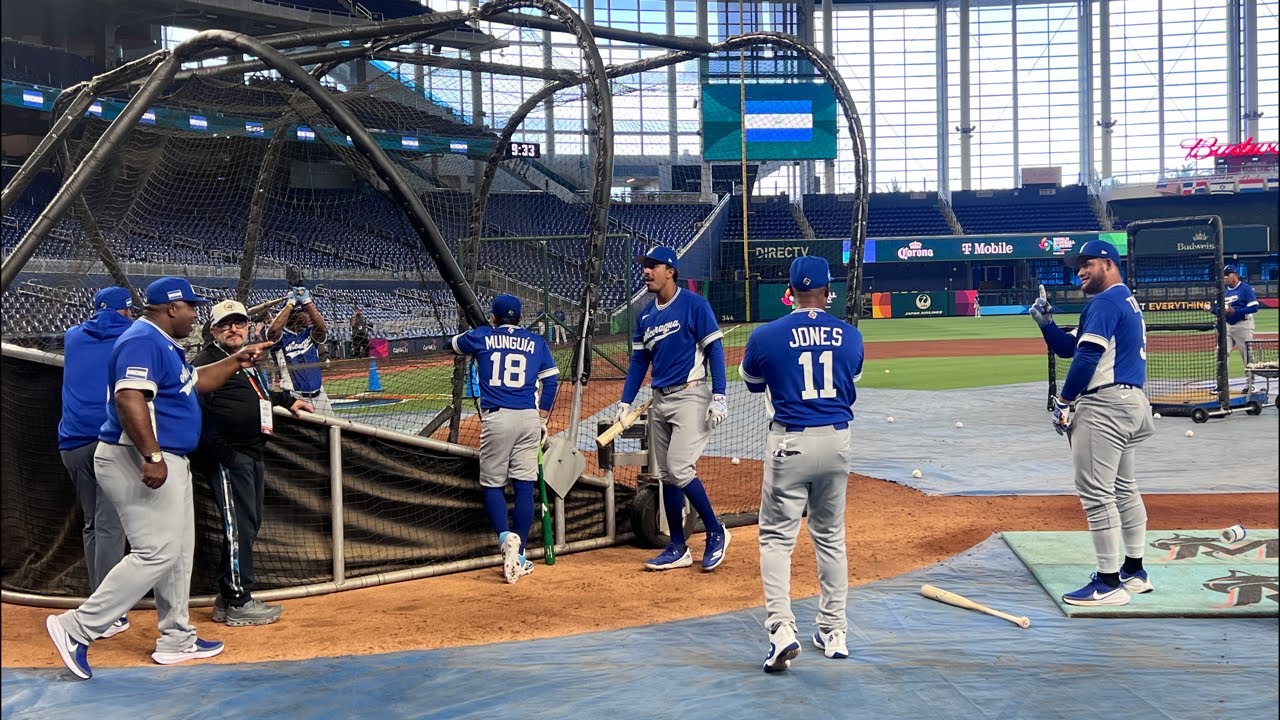 En Vivo Entrenamiento de Nicaragua en el Loandepot Park de Miami