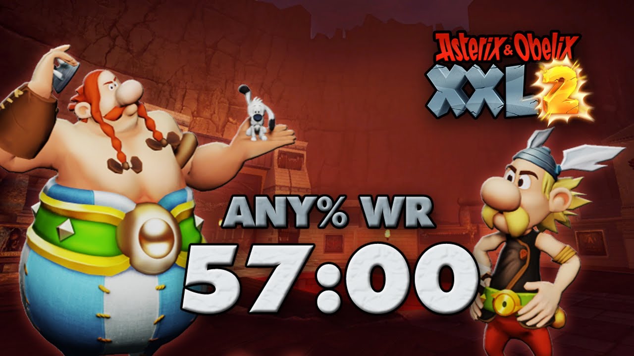 [WR] Asterix & Obelix XXL 2 Remastered | 57:00 (Loadless) | Any% Speedrun PC