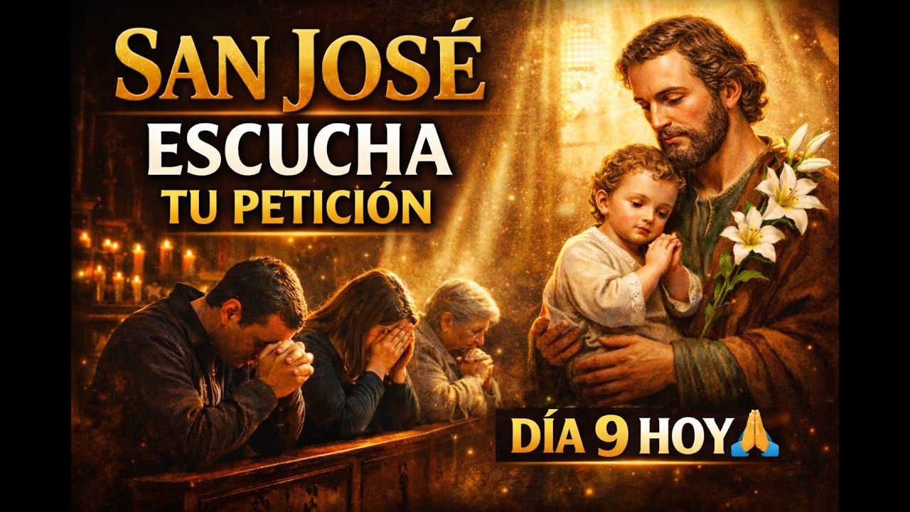 DÍA 9 NOVENA A SAN JOSÉ | FINAL PODEROSO 🙏 Oración por Milagros y Peticiones / #shorts