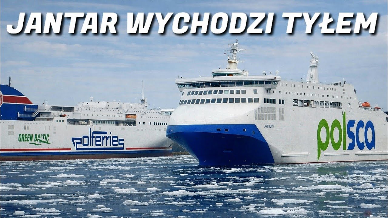 Tyłem, czemu nie, JANTAR UNITY potrafi | Ferries Channel 