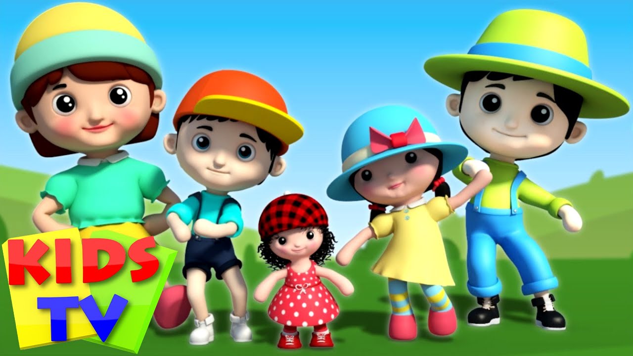 Finger Family Toy Dolls | Nursery Rhyme | 3D Rhymes | kids Tv Nursery Rhyme Cartoon Videos