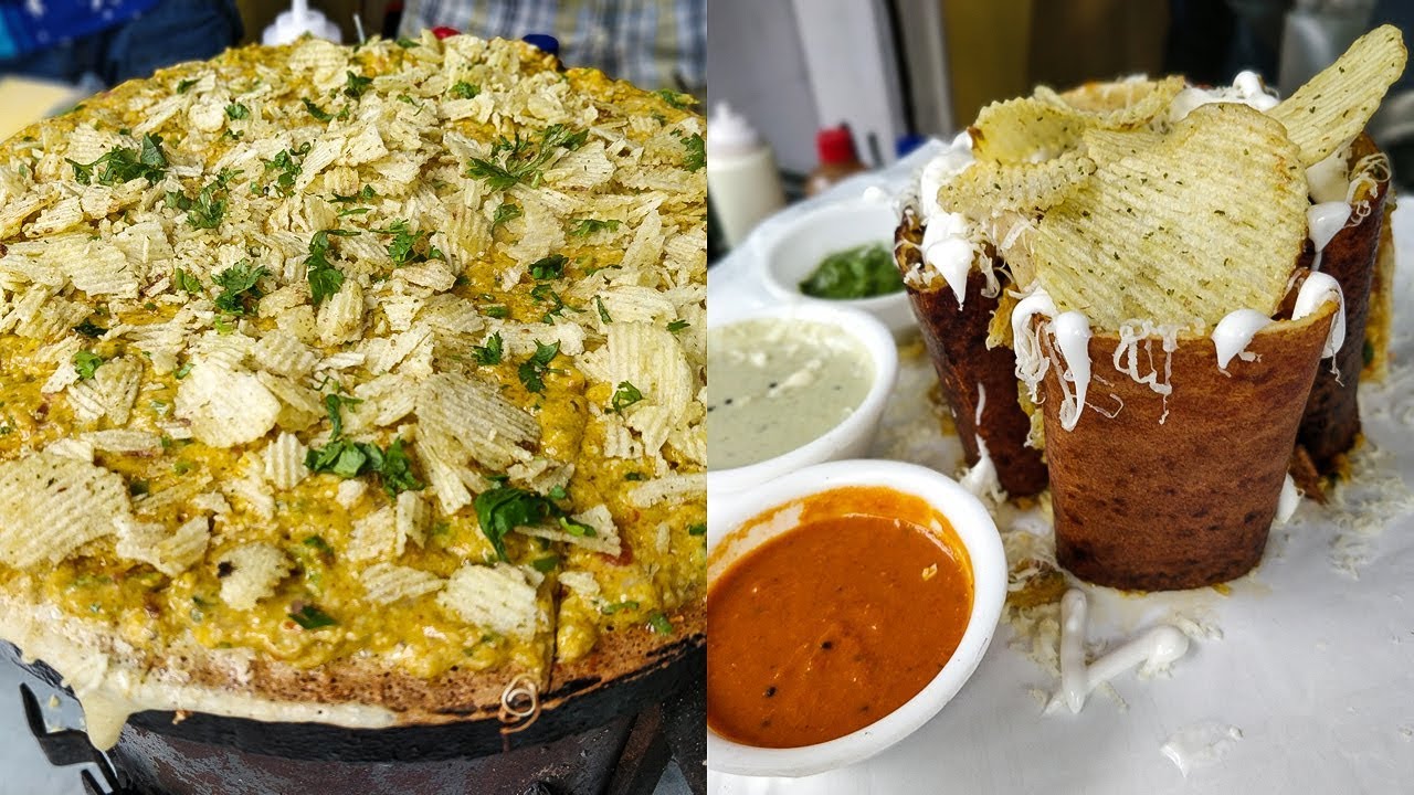 LAYS CHEESE MAYO DOSA | Aloo Tandoori Dosa | Indian Street Food