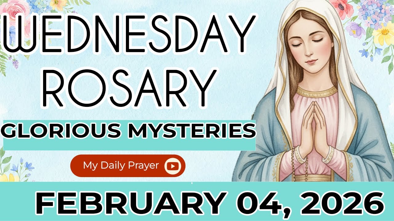 HOLY ROSARY WEDNESDAY💛 GLORIOUS MYSTERIES OF THE ROSARY🌹      FEBRUARY 04 2026 | GRACE UPON GRACE
