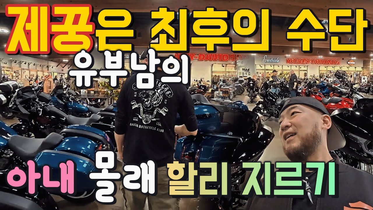 형, 할리 일부러 제꿍했죠? | 일단 저지르고 용서는 나중에! | 미국에서 유부남 할리데이비슨 구매하기 | #할리데이비슨 #할리입문