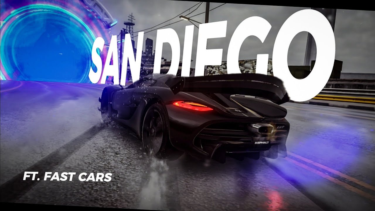Asphalt Legends | Driving Around San Diego (ft. fast cars)