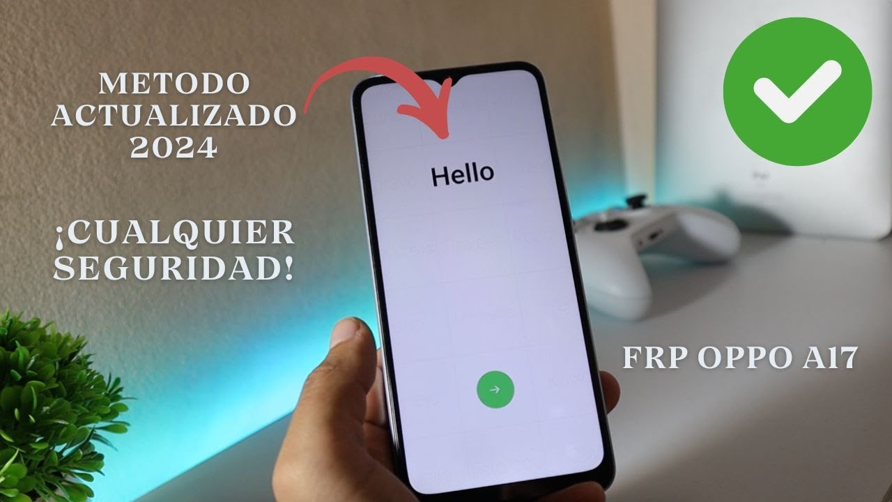 Como ELIMINAR la cuenta de google del oppo a17, método definitivo 100% EFECTIVO actualizado 2024