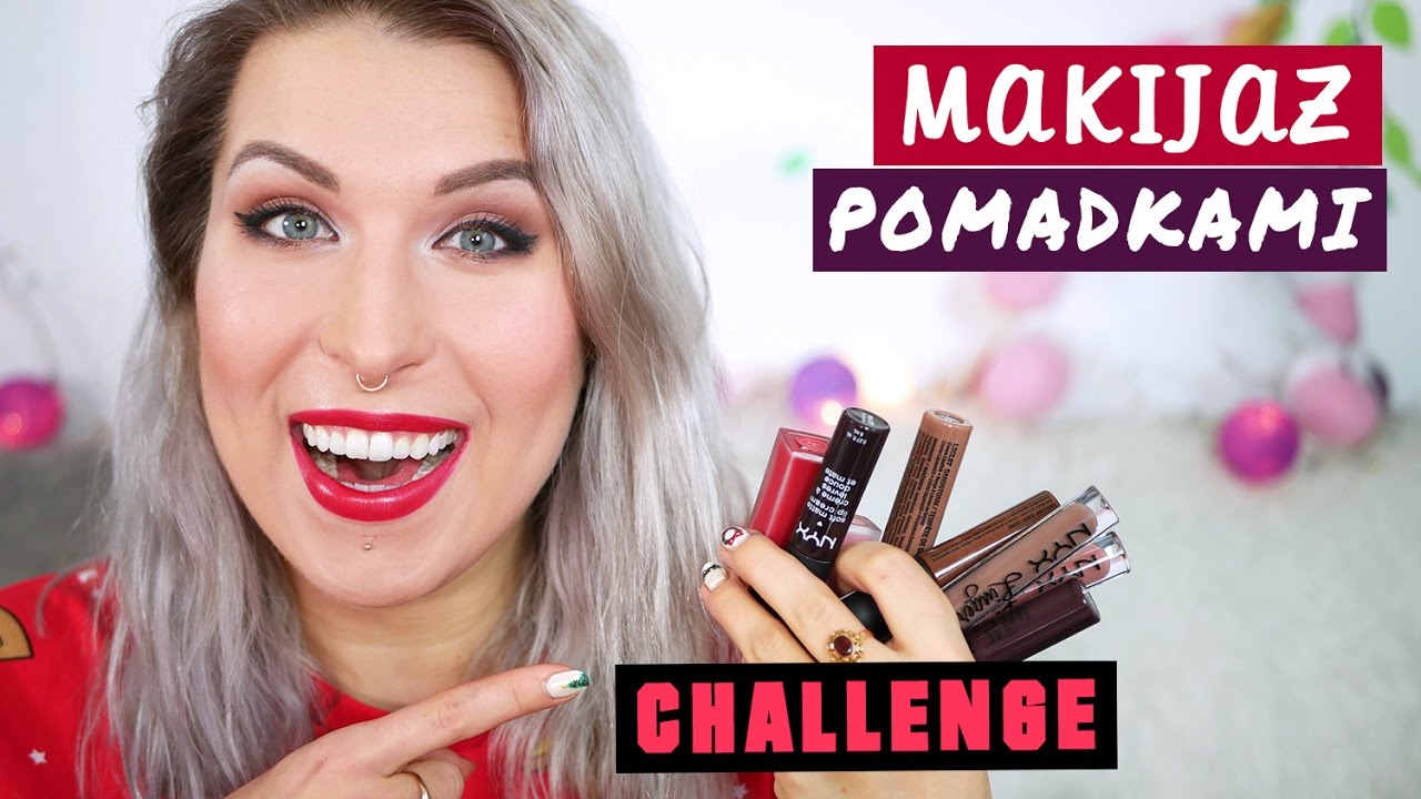 ♦ Challenge: Makijaż tylko płynnymi pomadkami!💄 Full face liquid lipstick ♦ Agnieszka Grzelak Beauty