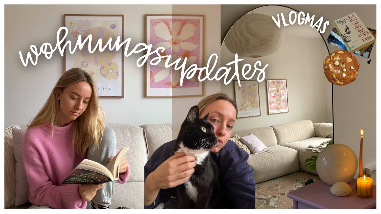XXL VLOG 🎄🍪  Poster an die Wand, Wohnung aufräumen & organisieren, Adventszeit gemütlich genießen..