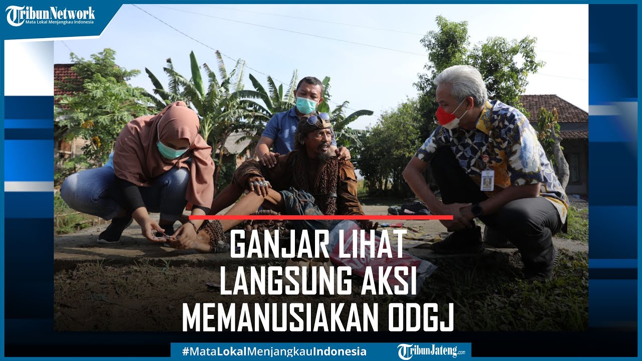 Ganjar Lihat Langsung Aksi Adi Sinau Hurip Memanusiakan ODGJ di Demak