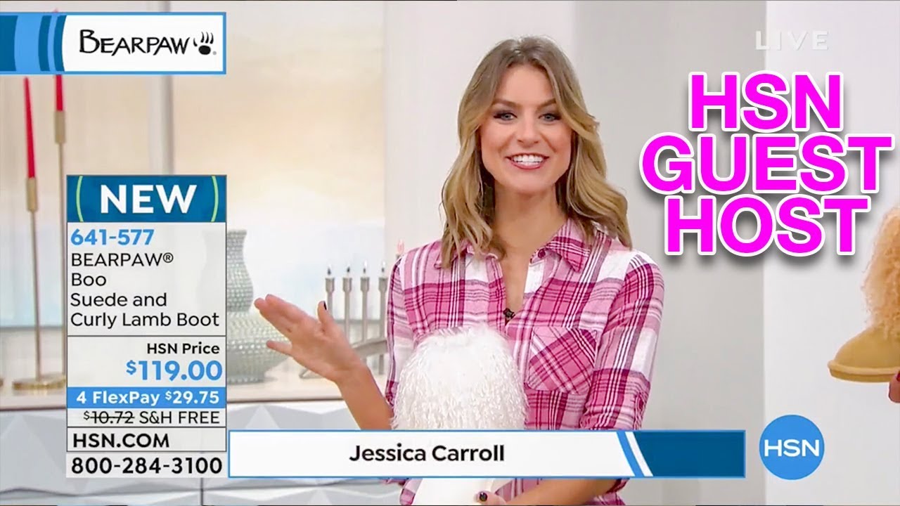 HSN Guest Host  - Jessica Carroll Brand Ambassador for BEARPAW Highlight Reel