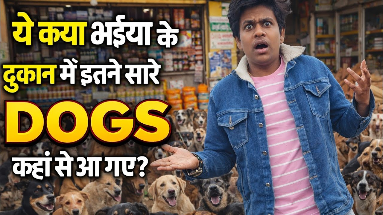 ये क्या भाईया के दुकान में इतने सारे DOGS कहां से आ गए? 😱🐶 | सच जानकर हैरान रह जाओगे