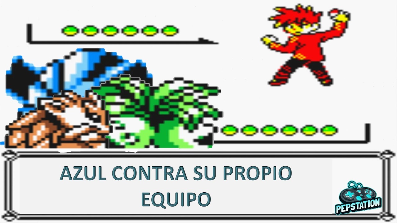 AZUL contra SU PROPIO EQUIPO pokemon | Pokemon Amarillo