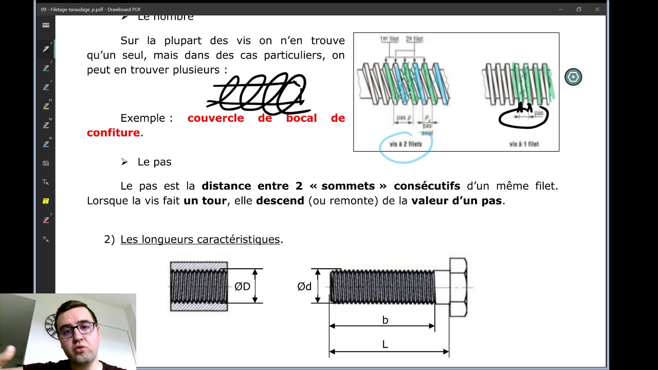 FIletage et taraudage cours vidéo
