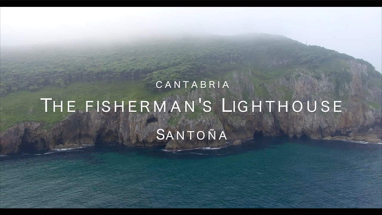 Drone flight over a lighthouse/ El Faro del Pescador (Santoña) a vista de Drone Part II