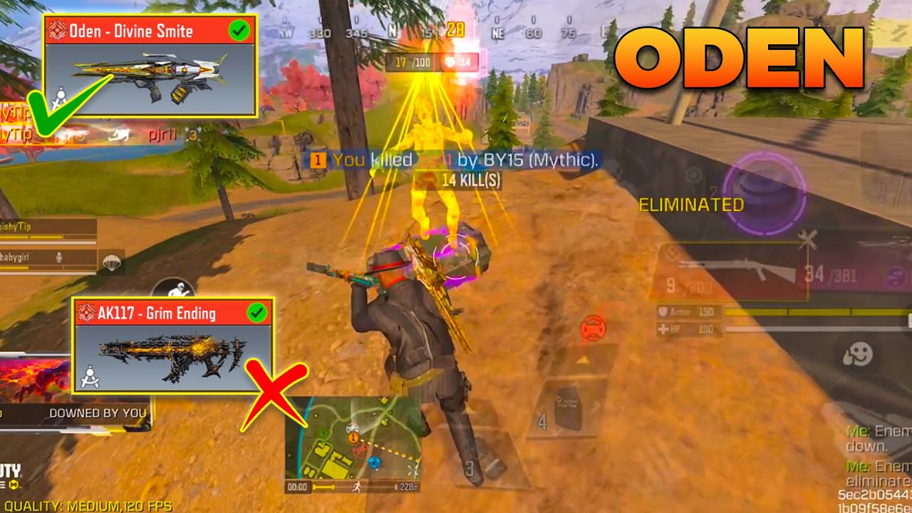 Is the MYTHIC ODEN + BY15 COMBO better than the AK117!??🤔| Sims - Mafioso BP Skin Gameplay!