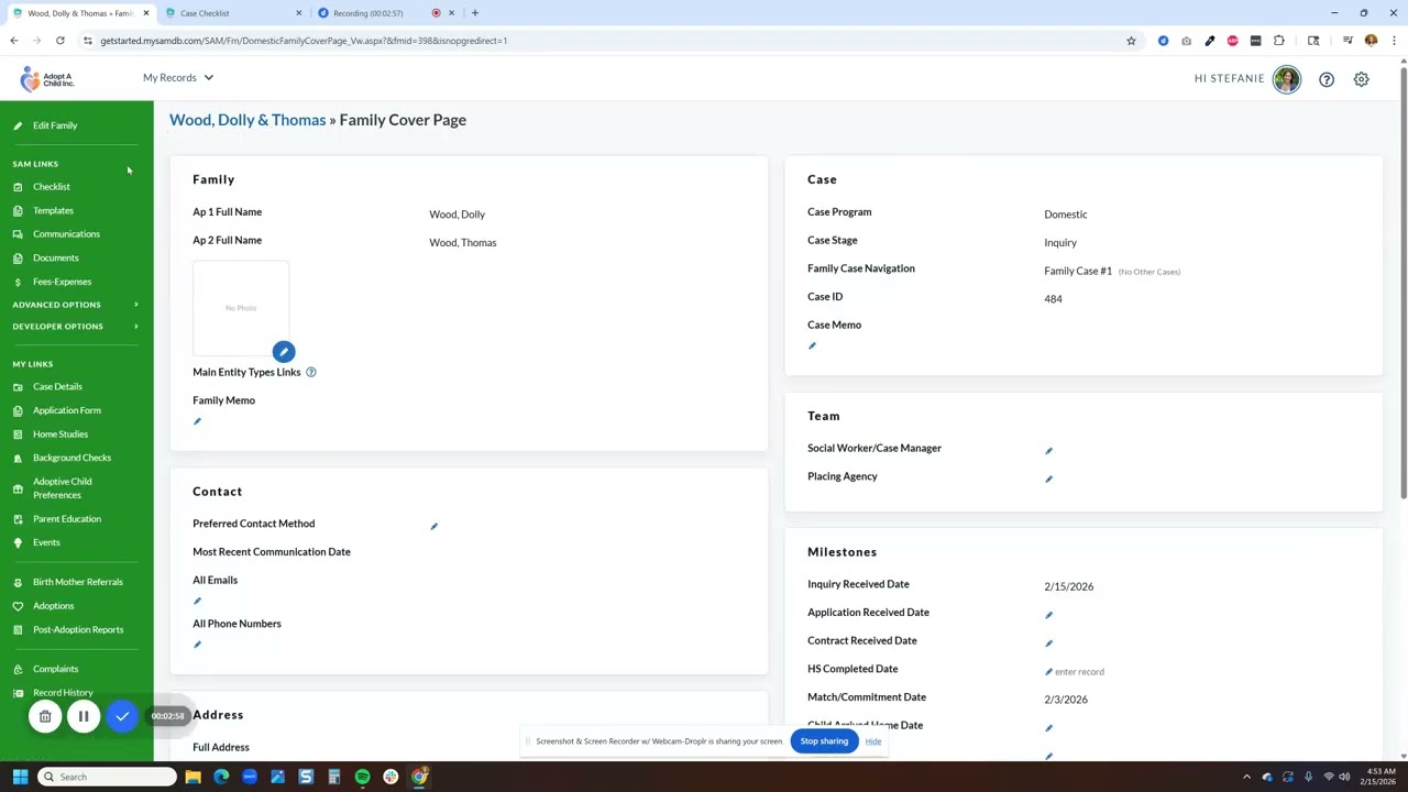 Working with Documents in SAM