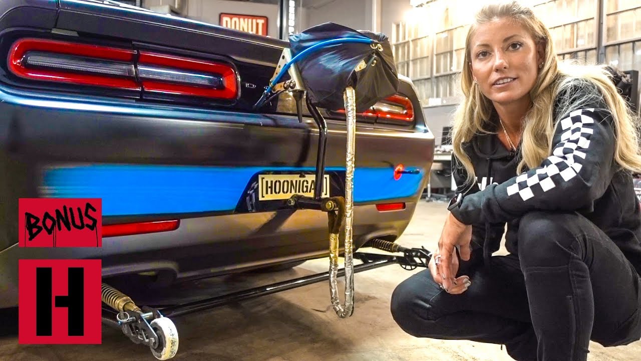 Leah Pritchett's Wheelie Bar Science and Trophy Trunk!