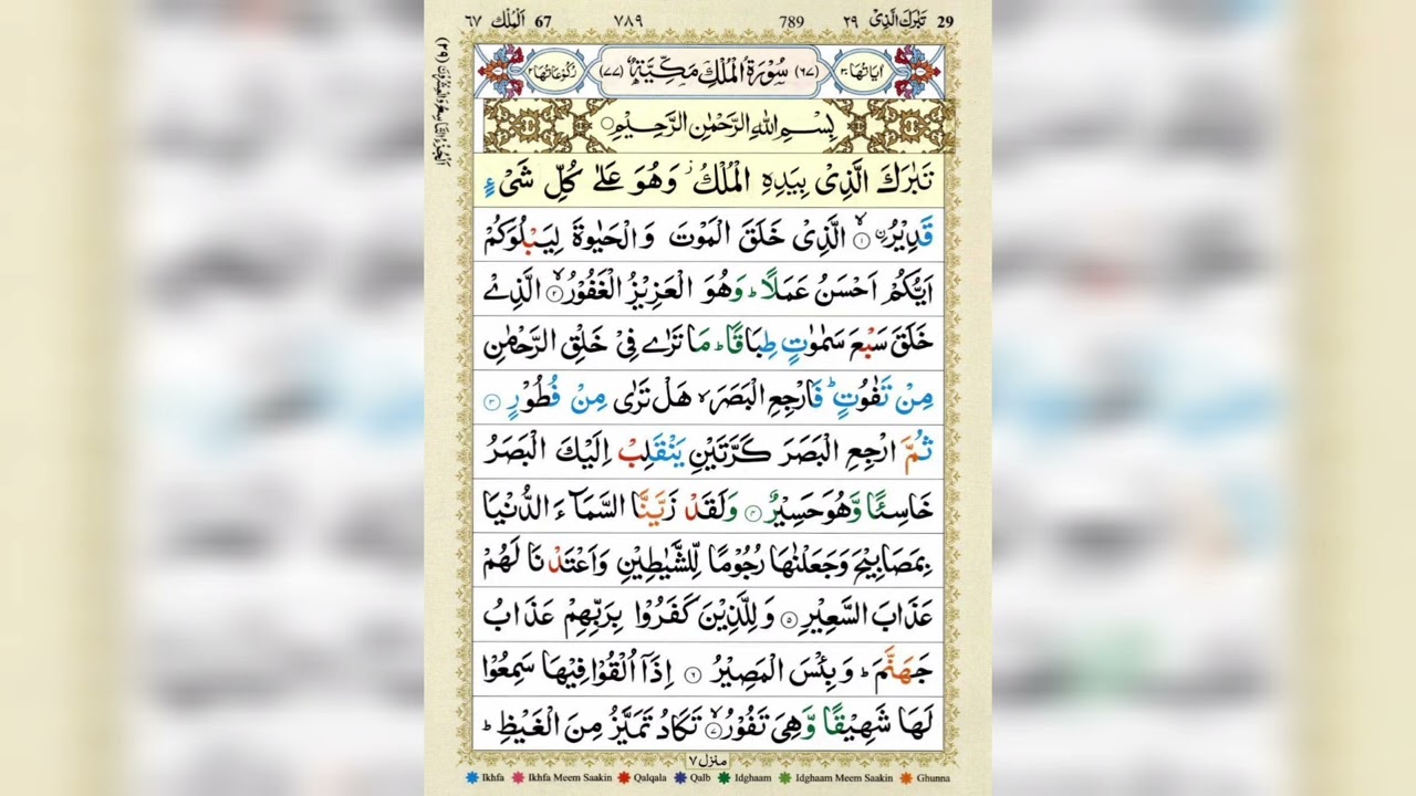 Surah mulk 