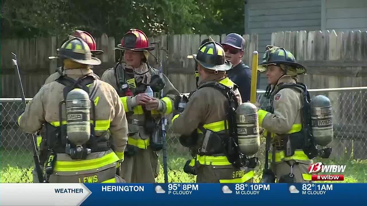 Topeka firefighters take precautions against the hot weather