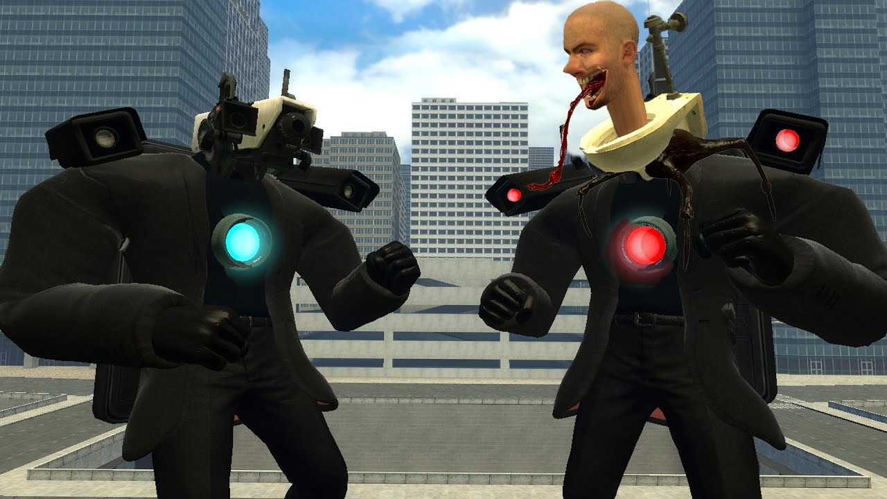 SKIBIDI CAMERAMAN CONTROLLER-CRABS BOSSES VS CAMERAMAN/SPEAKERMAN/PROJECTORMAN ARMY In Garry's Mod!