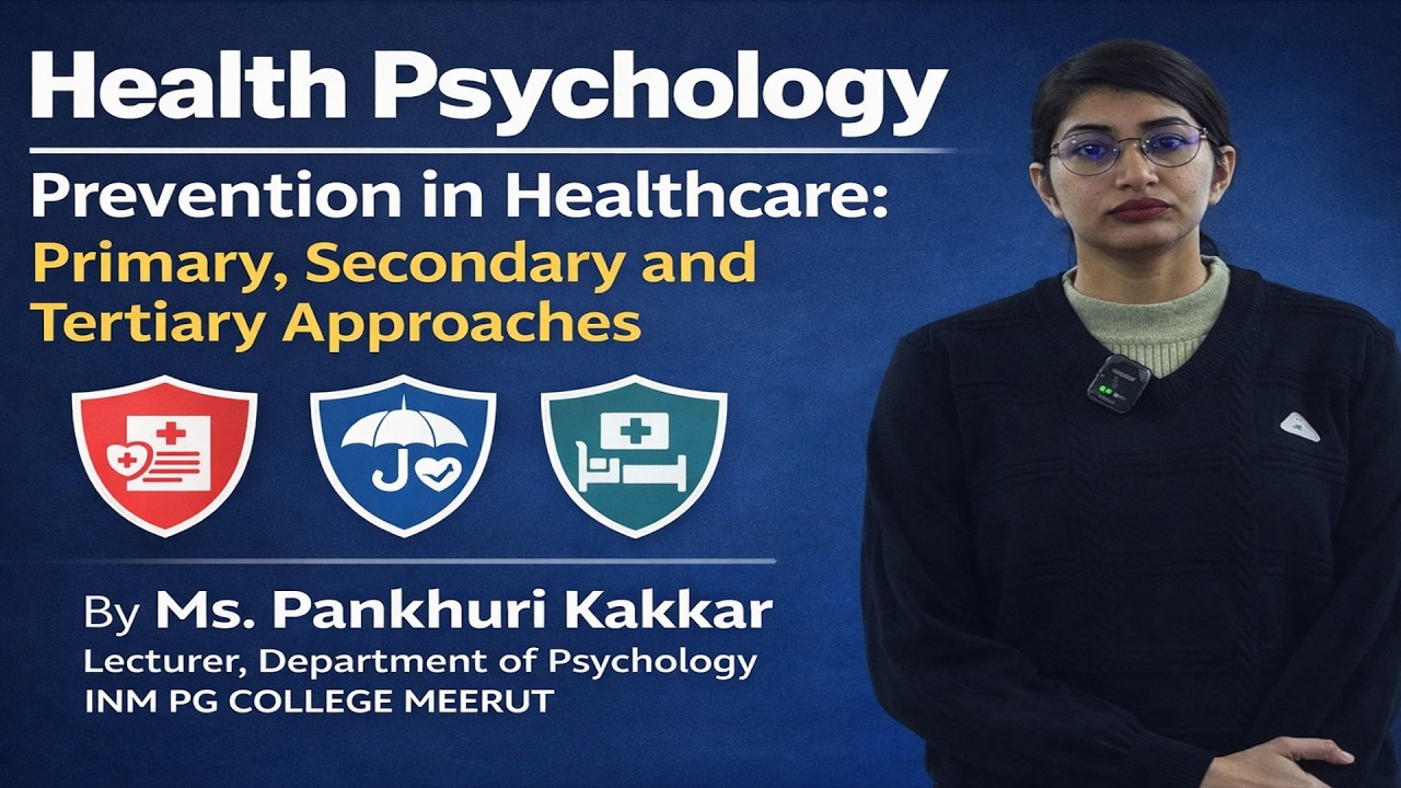 Health Psychology Topic in Prevention in Healthcare: Primary, Secondary and Tertiary Approaches