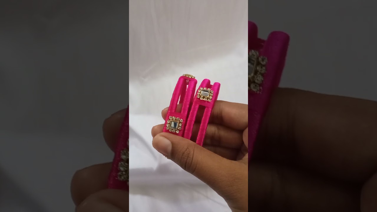 Silk thread bangles designs|thread bangles|unique design#bangles #diy #uniquebangles #jewellery