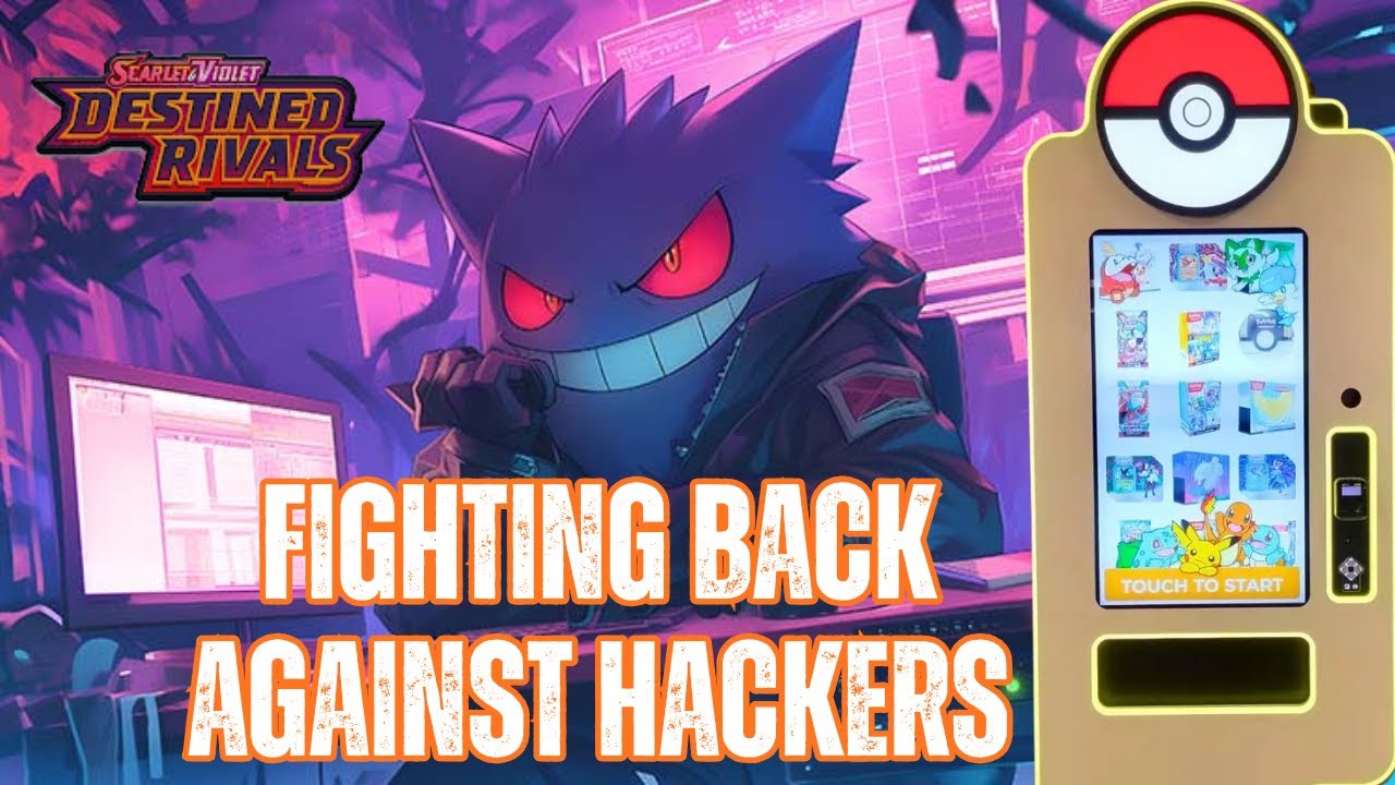 How to Fight Back Against Pokemon Vending Machine Hackers! | Destined Rivals Booster Bundle Opening!