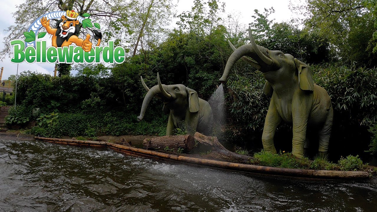 4K | Bengal River Rapids POV - Wild Rapids Ride at Bellewaerde Park