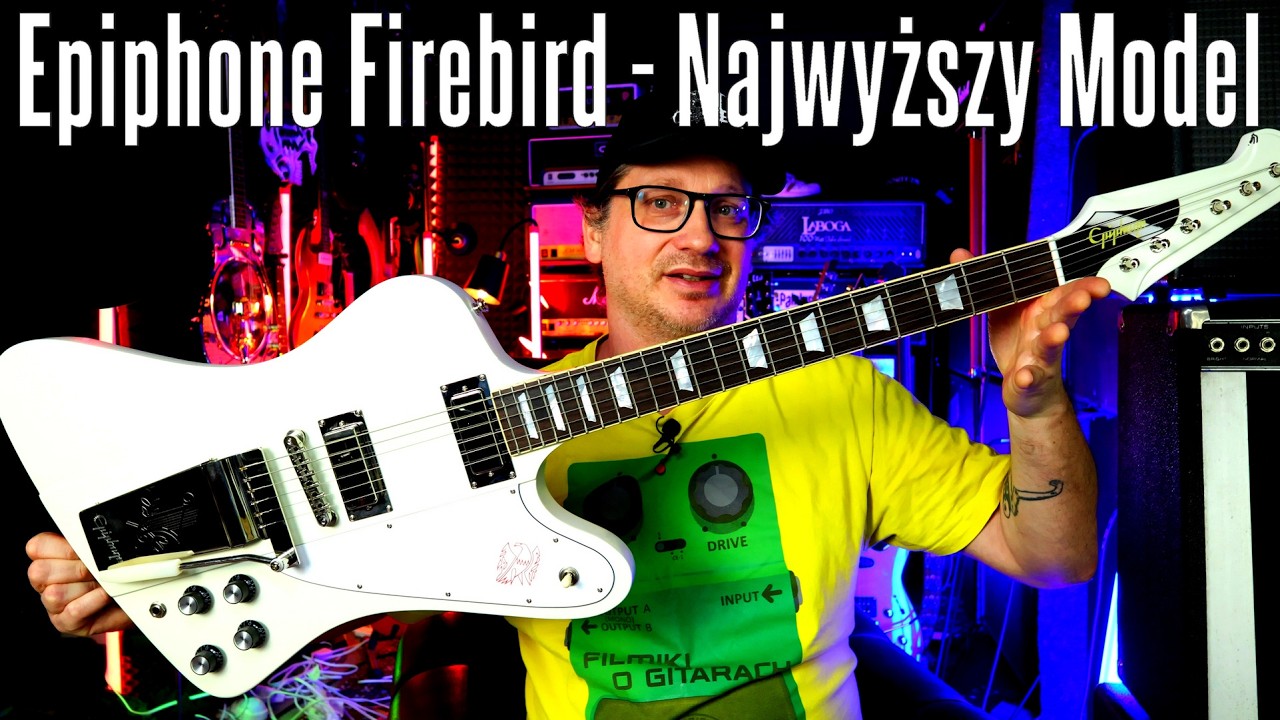 NAJWYŻSZY MODEL: Epiphone Firebird V 1963 Maestro Vibrola - FOG