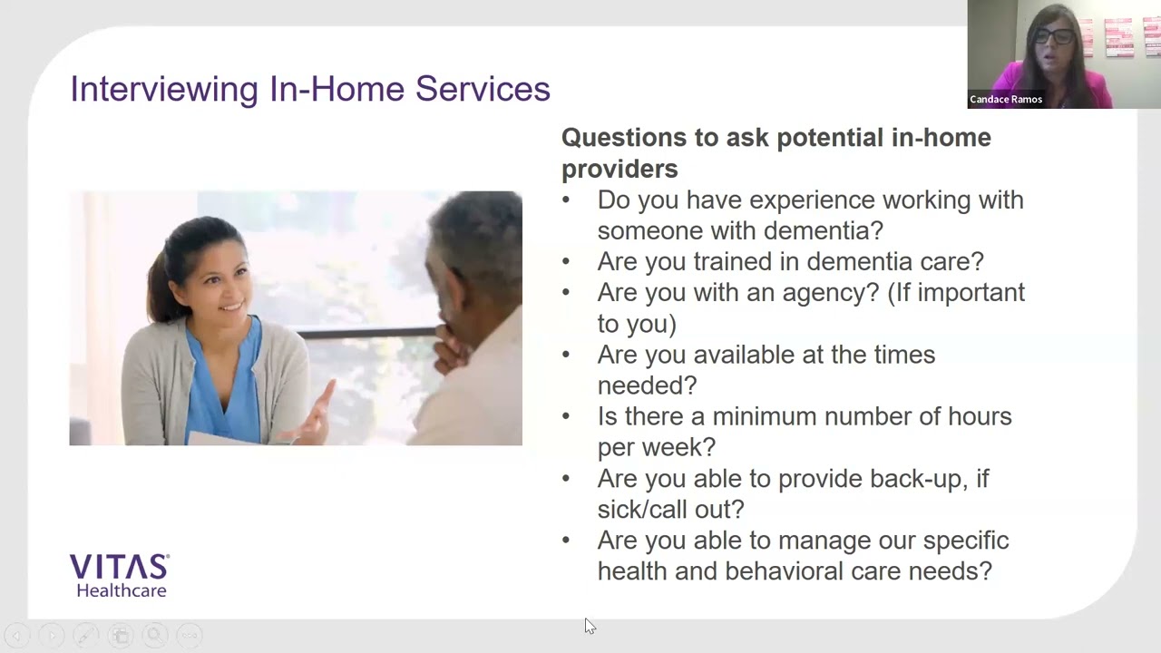 In-home Care & Long-Term Care for Advanced Alzheimer’s and Dementia w/ Candace Ramos June 6, 23 @10