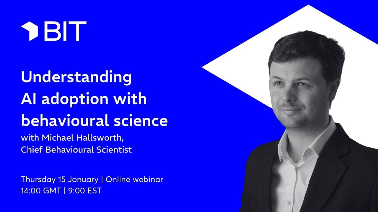 Understanding AI adoption with behavioural science 📱