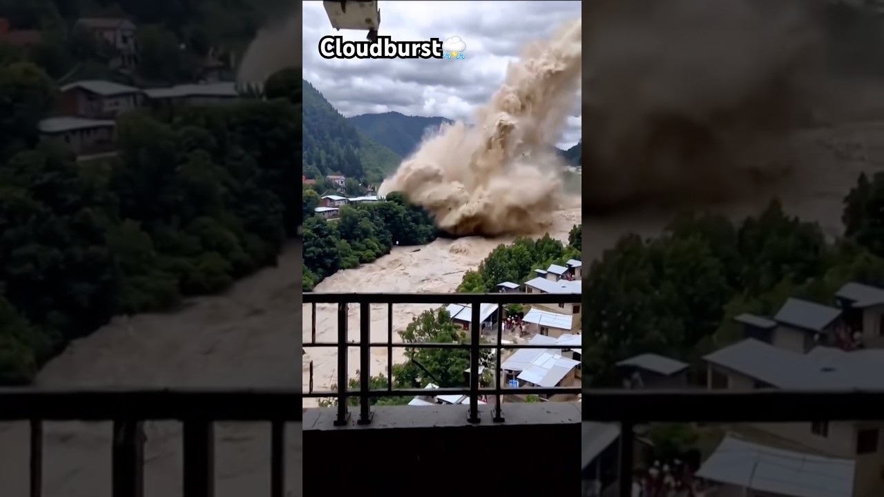 Cloudburst destruction ⛈️😢😥 #cloudburst#jammu#disaster#distruction#viral#dailyupdates#like