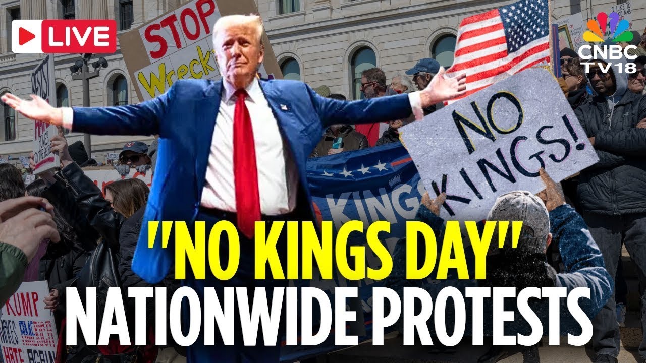 No Kings Protest LIVE: Thousands Take Part in Rally Against the Trump Administration Across US |N18G