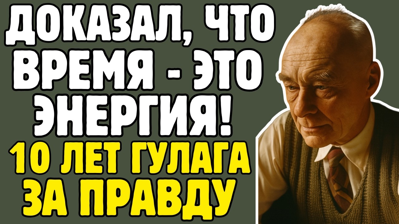 КОЗЫРЕВ - астрофизик ДОКАЗАЛ, что ВРЕМЯ это ЭНЕРГИЯ: дважды СИДЕЛ, приговорён к РАССТРЕЛУ