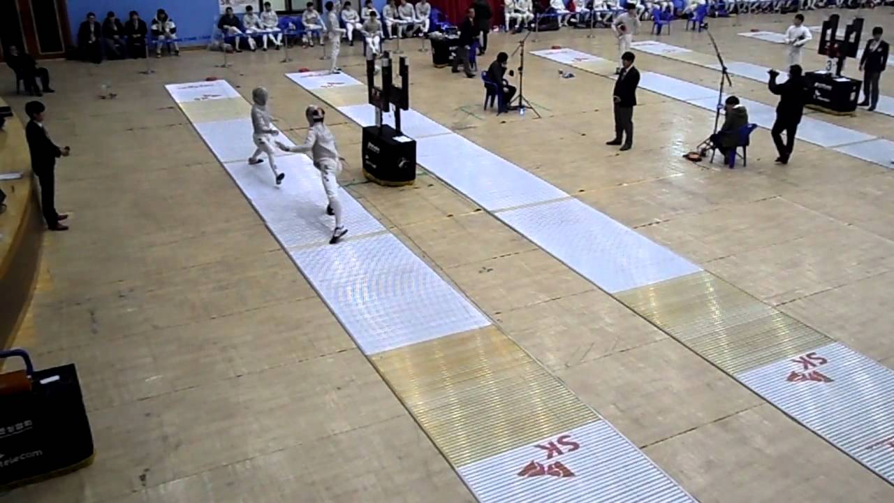 14.12.25 구본길(진흥공단) vs 오상욱(송촌고) - 2014대통령배 펜싱 사브르 16강.