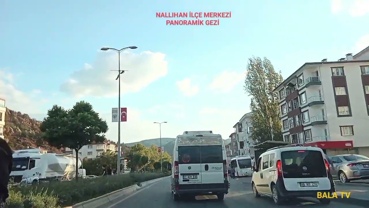 NALLIHAN İLÇE MERKEZİ PANORAMİK GEZİ 