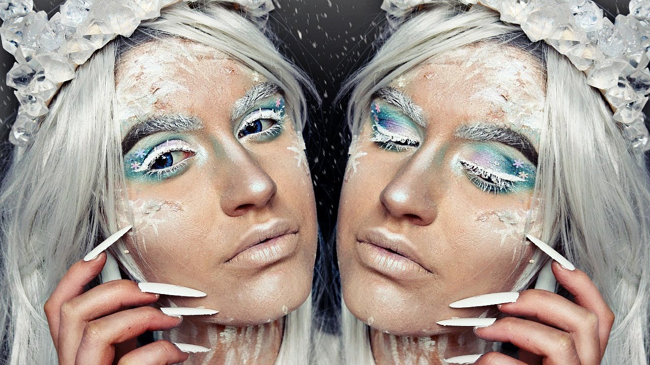 SINISTER ICE QUEEN ❄ | HALLOWEEN MAKEUP TUTORIAL