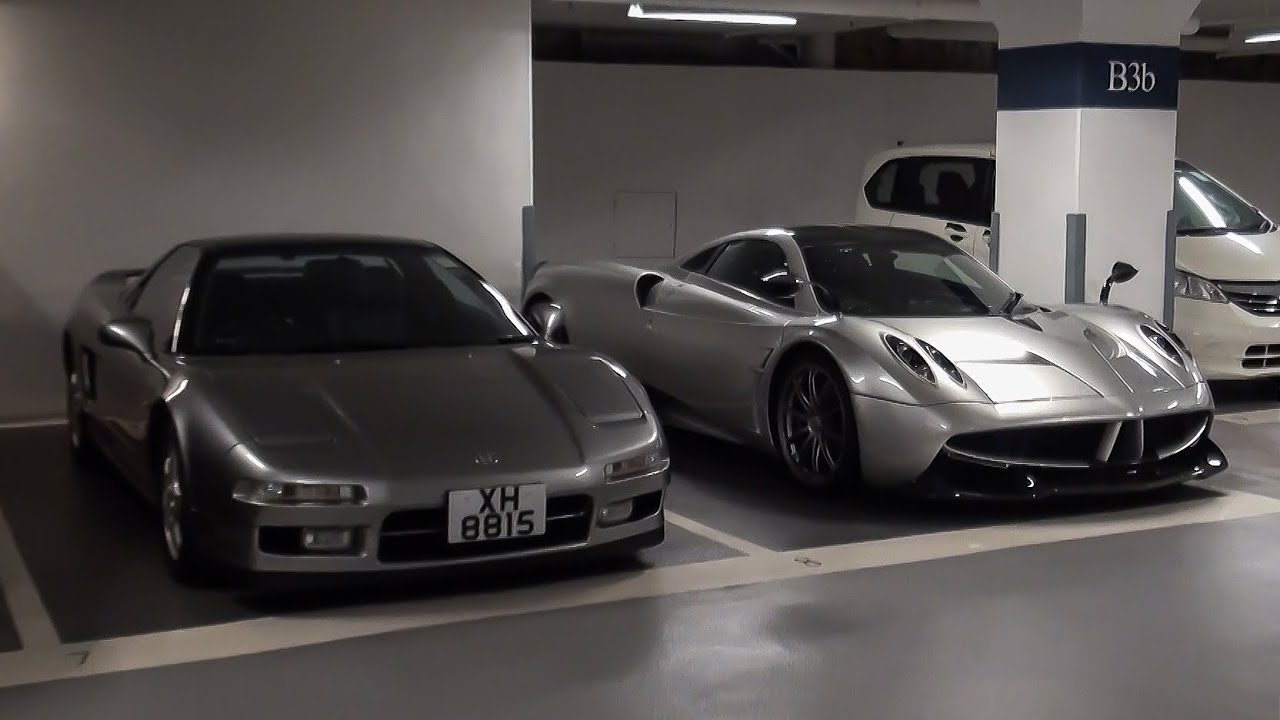 SUPERCARS in HONG KONG | Billionaire Drives a Pagani Huayra and a Honda NSX...