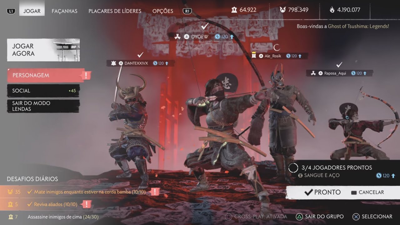 Ghost of Tsushima_Hellmode 7/7, Sangue e Aço, com Ale_Rosik, Raposa_Aqui e DANTEXXVIX