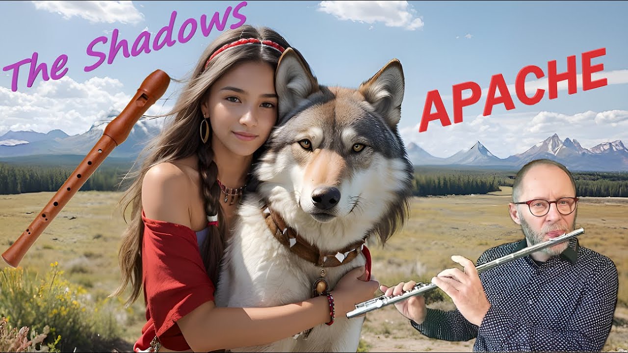 The Shadows ~ Apache - Cover Flûte à bec - Vs - Flûte traversière.