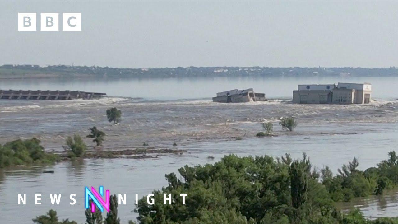 What caused the Ukraine dam breach? - BBC Newsnight