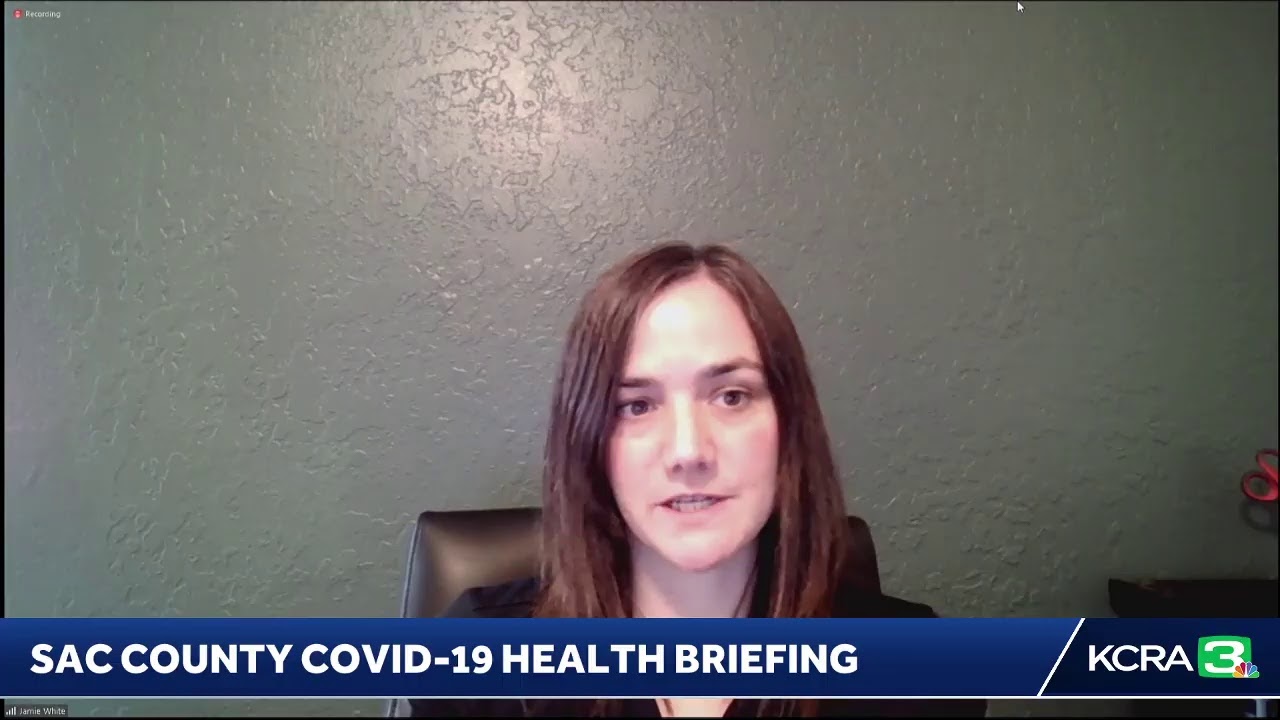 Sacramento County public health officials are giving a briefing on COVID-19