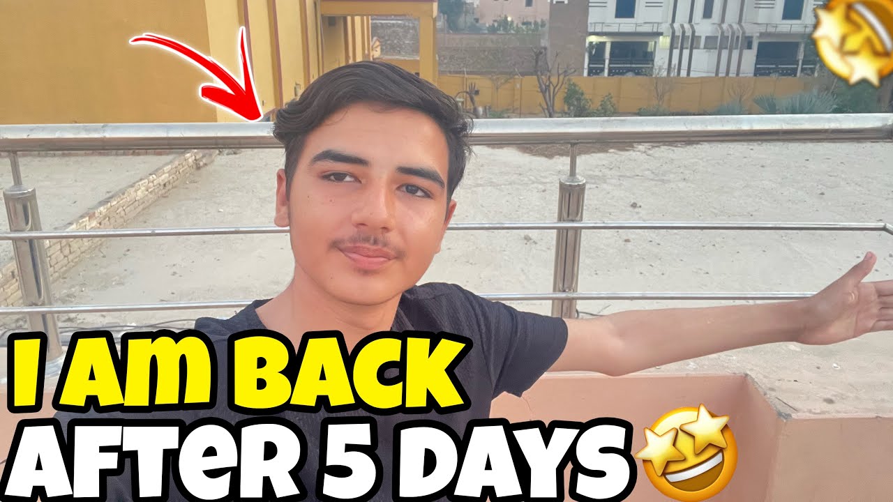 I am back after 5 days 🤩💕 || On YouTube 