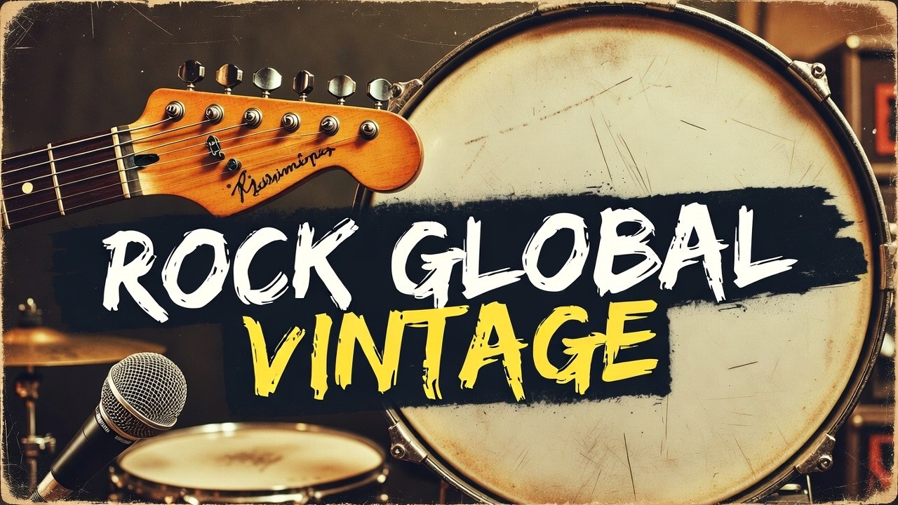Best Rock Global Vintage 🤘 80s Retro Guitar Rock 🔥 Old School Vintage Vibes